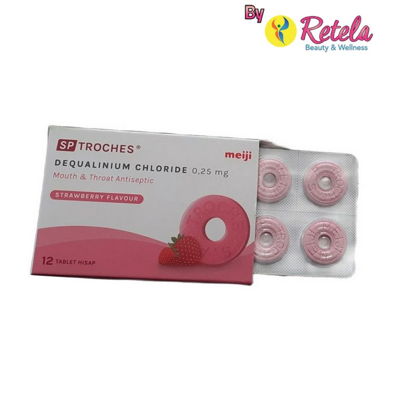 Sp Troches Strawberry 12 Tab