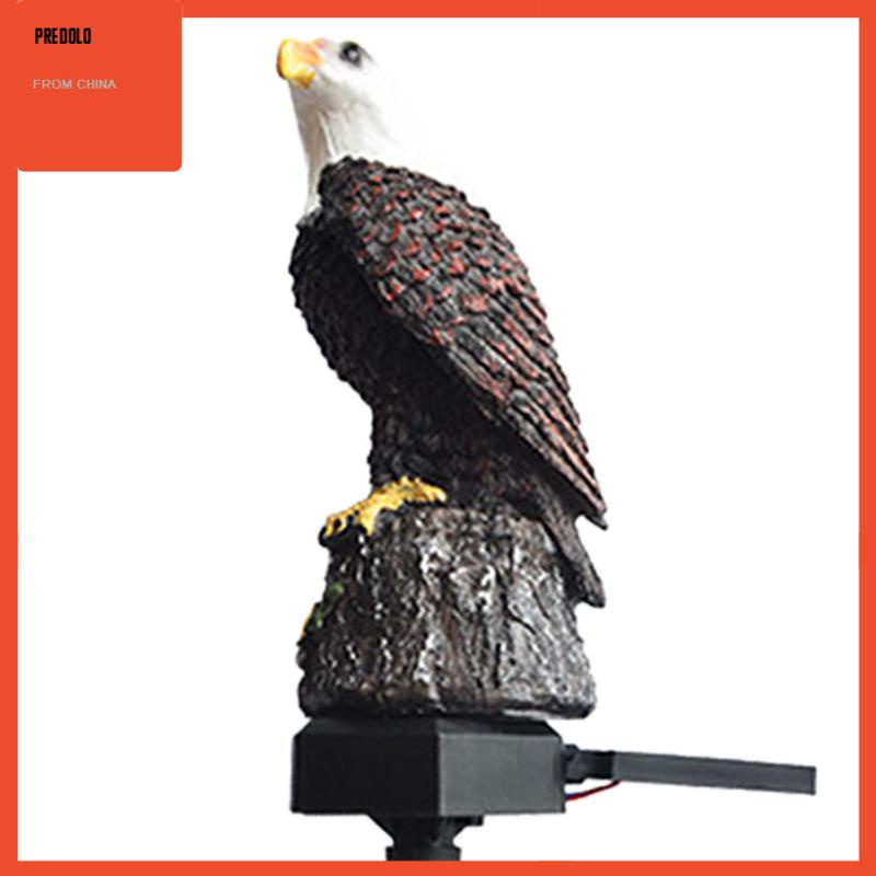 [Predolo] Lampu Pasak Taman Eagle Night Lamp Patung Resin Untuk Eksterior Rumah Outdoor