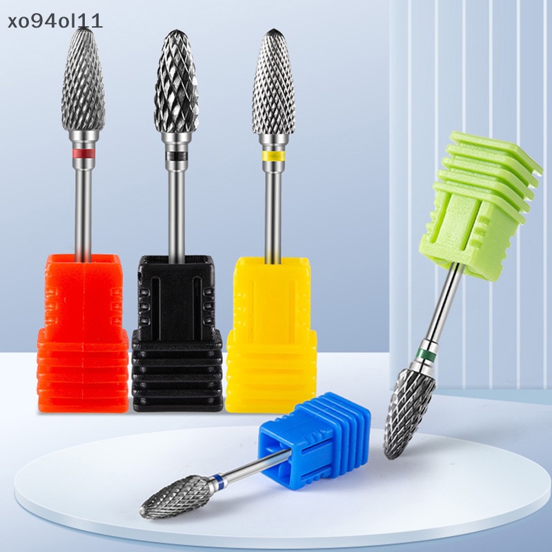 Xo Carbide Tungsten Nail Drill Bit Manicure Drill Untuk Milling Cutter Kikir Kuku OL