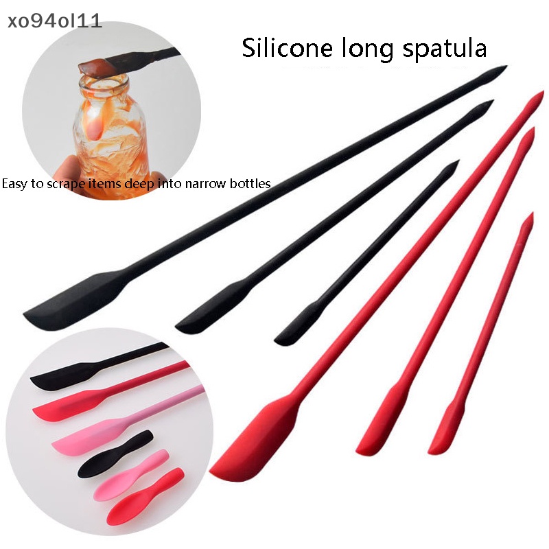 Xo Spatula Silikon Mini Botol Toples Tipis Silicone Scraper Gadget Kitchen Utensils OL