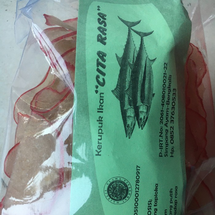 

Kerupuk Udang Ikan Bengkalis Riau 200gr