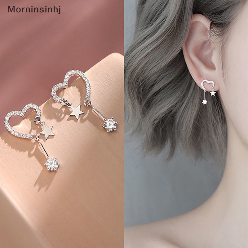 Mornin 1pasang Anting Bintang Hati Fashion Eropa Dan Amerika Untuk Wanita Kepribadian Indah Rumbai Anting Pesta Perhiasan Hadiah id