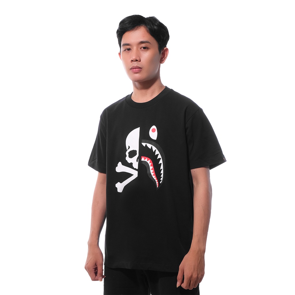 A Bathing Ape X Mastermind Half Shark T-Shirt