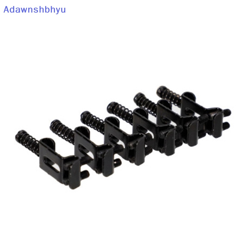 Adhyu 6pcs Roller Tremolo Pelana Jembatan Gitar Elektrik Untuk Fender Strat Stratocaster ID