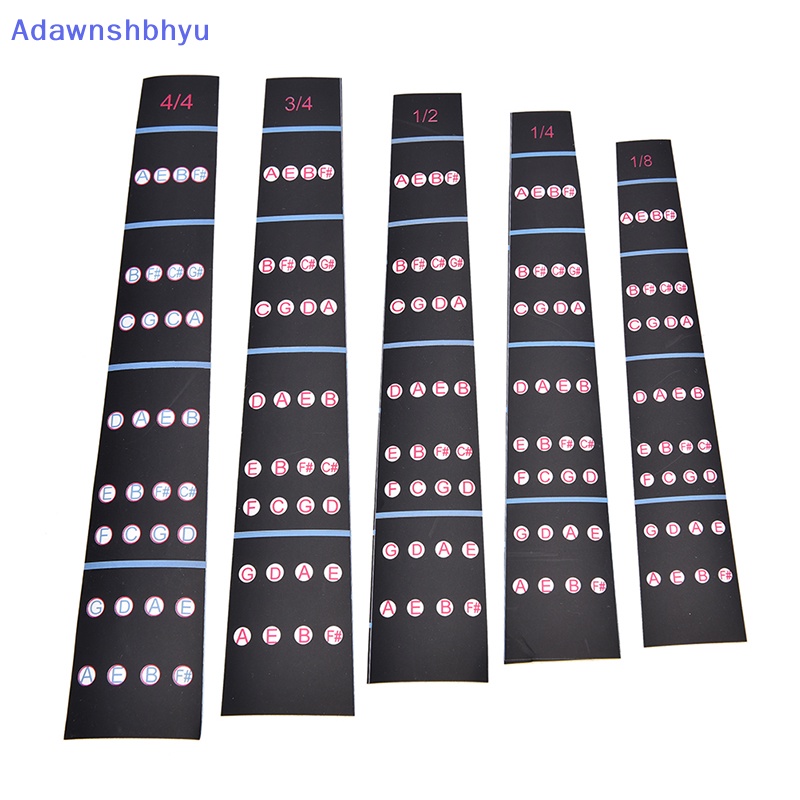 Adhyu1 /8-4 /4 Violin Innation Stiker Fretboard Penanda Pemula Belajar ID