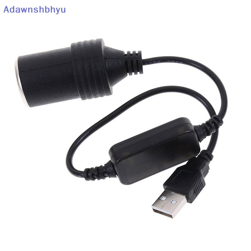 Adhyu Konverter adapter Soket Mobil port usb 5V 2A Ke 12v 8w Untuk ID Mobil