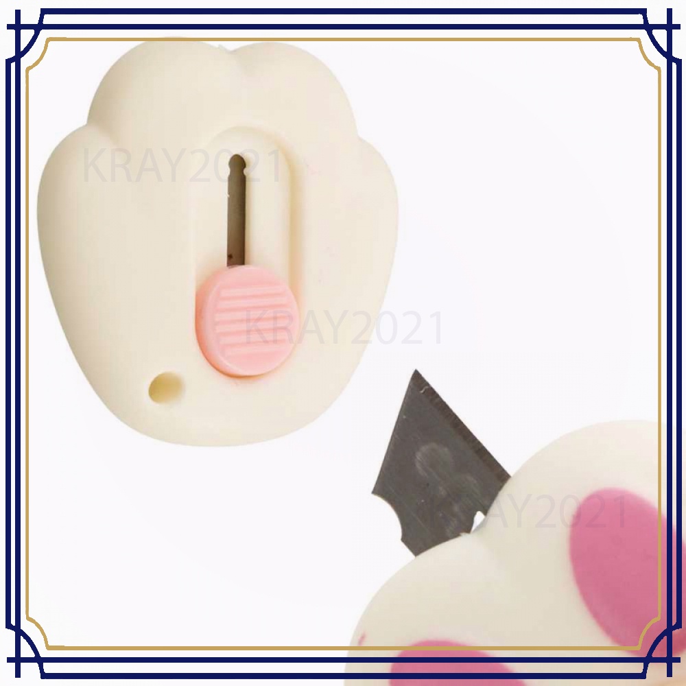 Pisau Cutter Mini Pemotong Kertas Desain Cat Paw -AT347