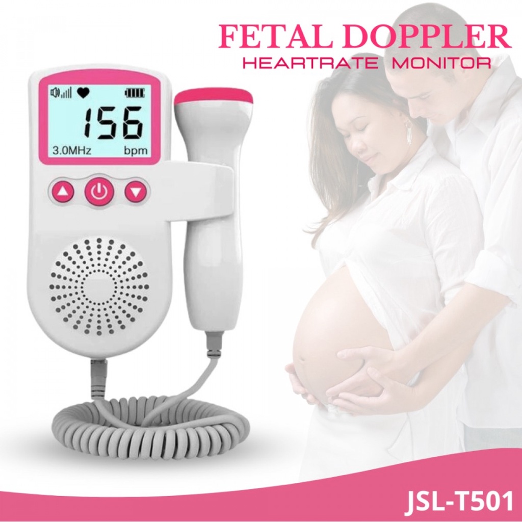 BWESH Fetal Doppler Alat Deteksi Jantung Janin Bayi Kandungan JSL-T501