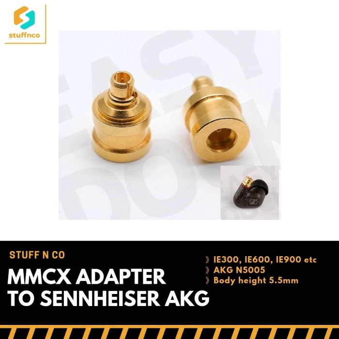 Adapter MMCX to Sennheiser IE200 IE300 IE600 IE900 AKG N5005 Converter