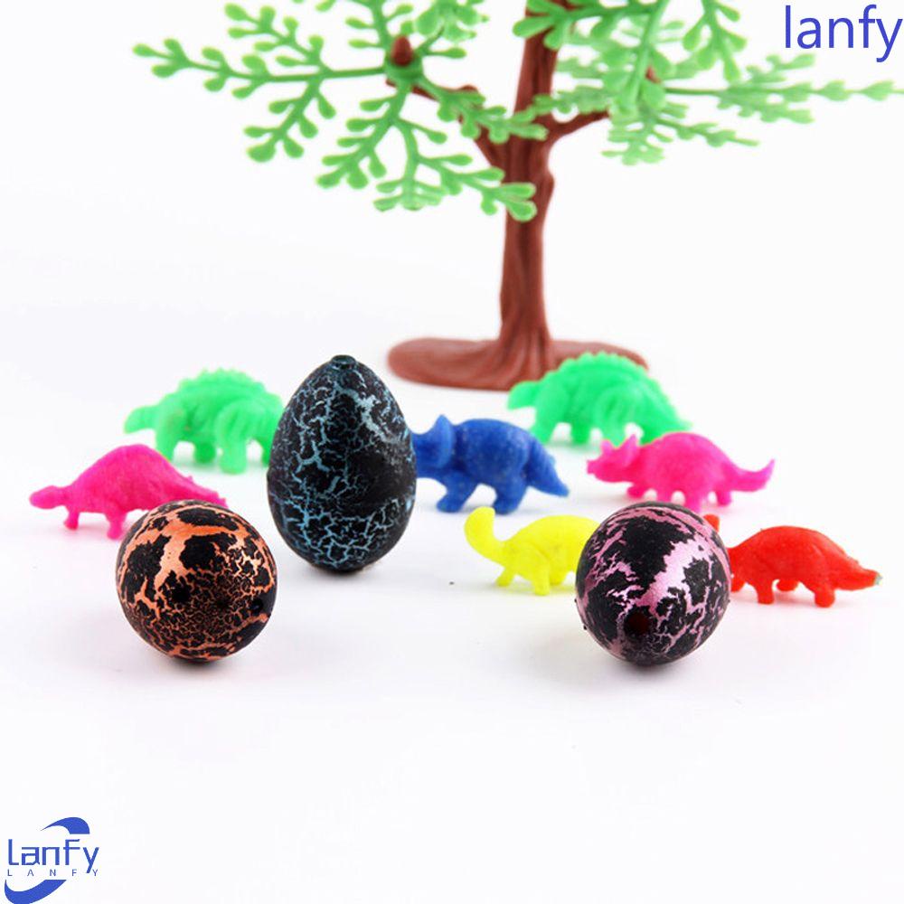 Lanfy Mainan Telur Dinosaurus Hadiah Lucu Belajar Hewan Proses Pembiakan Kejutan Lucu Telor Mainan Water Grow Egg