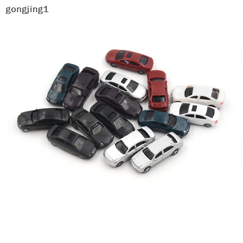 Ggg 10pcs Skala Layout Kereta Bangunan Mobil Model Lukis Ho1/100 Kit Mainan Bangunan ID