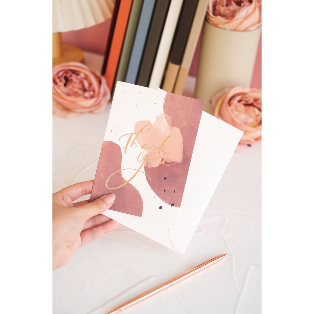 

Thank You Brown Greeting Card / Kartu Ucapan Letterist