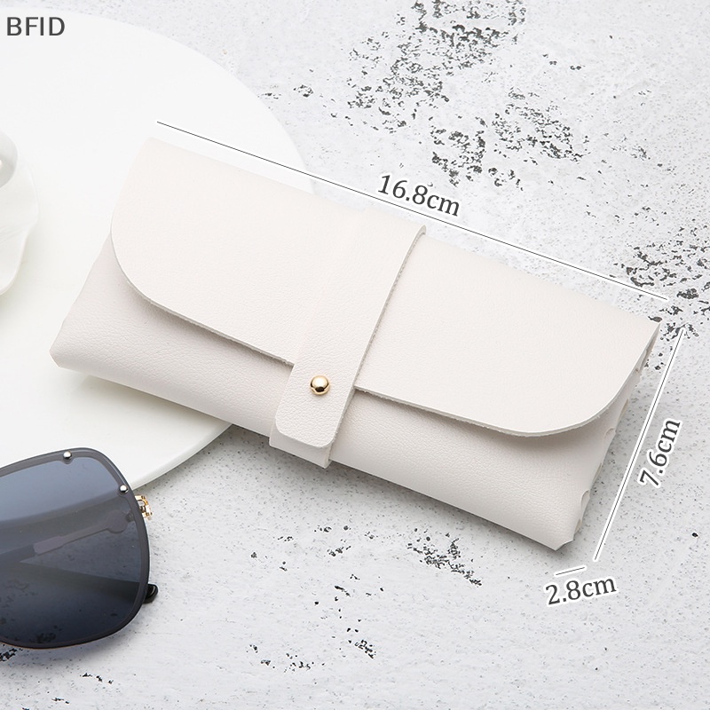 [BFID] Kotak Kacamata Wanita Kulit Lembut Tas Kacamata Fashion Portable Kotak Penyimpanan Kacamata Aksesoris Eyeglasses Case Sunglasses Bag [ID]