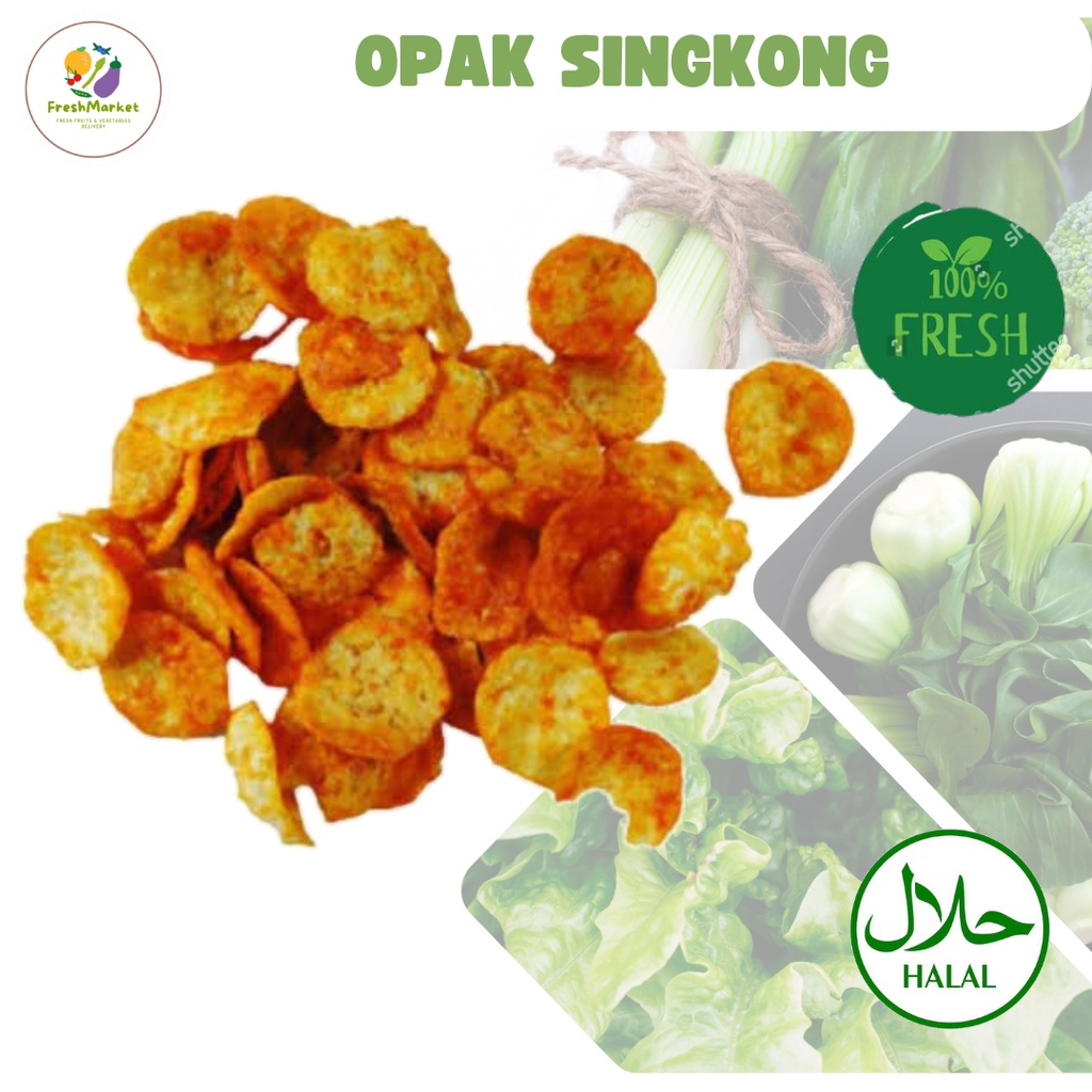 

Opak Singkong Pedas 250 Gram Freshmarketlampung