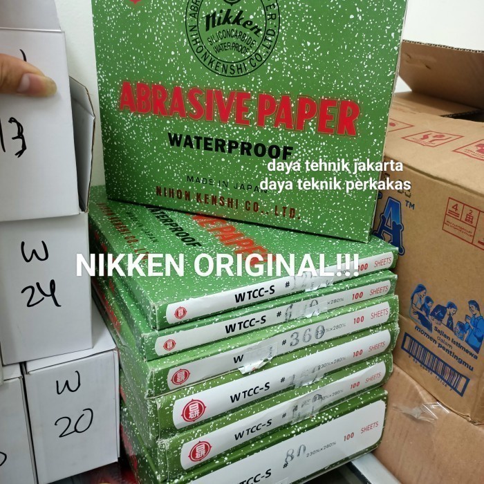 amplas nikken eceran #1500 / amplas nikken waterproof Japan ORIGINAL NIKEN