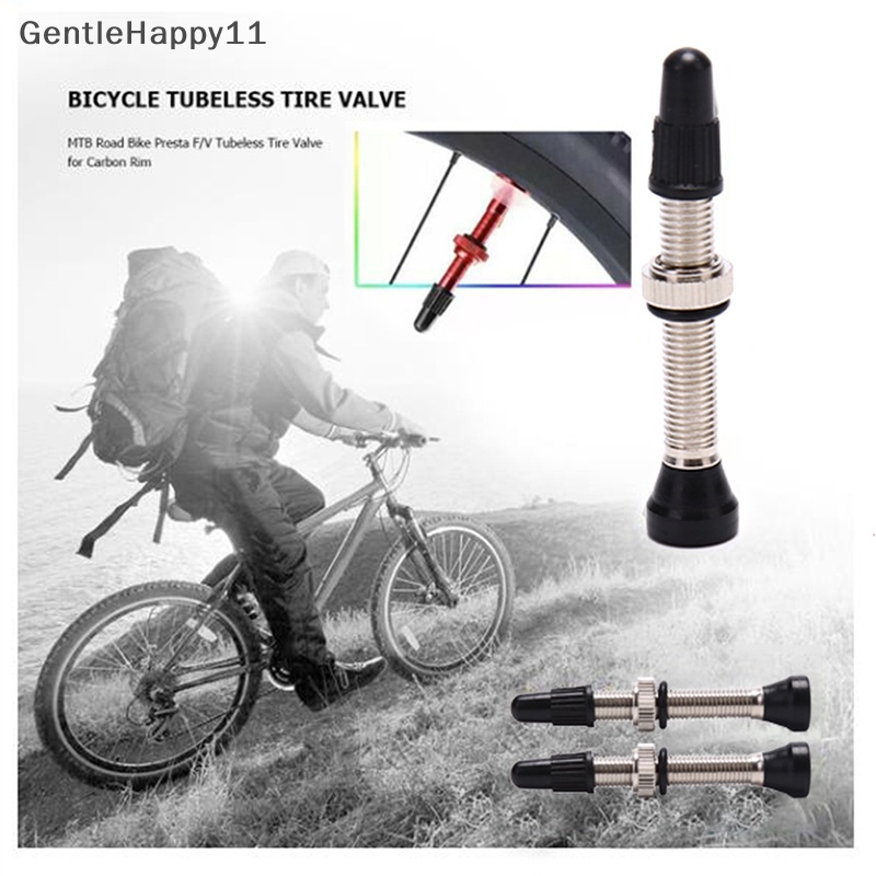 Gentlehappy Tubeless Ban Jalan Sepeda Gunung Core Vacuum Air Valve Universal Valve 35/40mm id