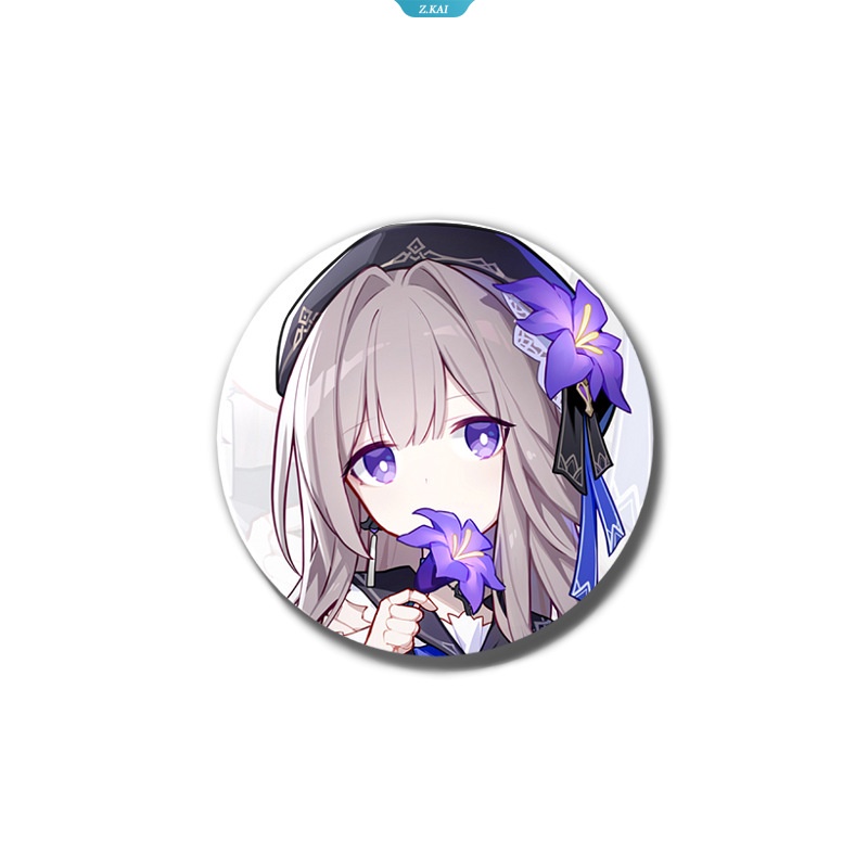 Anime Lencana Honkai Bintang Rel Bilah Kafka Silver Serigala Bailu Fu Xuan Yukong Aksesoris Untuk Pakaian Ransel Lencana Logam Dekorasi Hadiah [ZK]