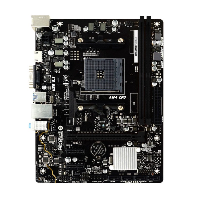 BIOSTAR B450MHP SOCKET AM4 AMD Ryzen Motherboard