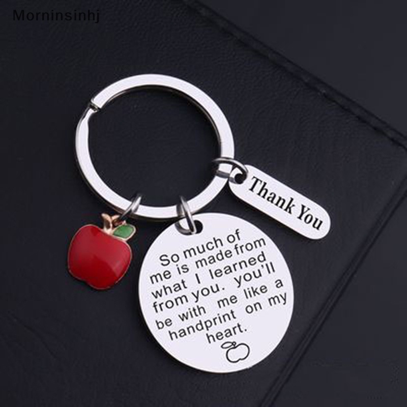 Mornin Thank You Kado Guru Asisten Pengajar Nursery Teacher Keyring id