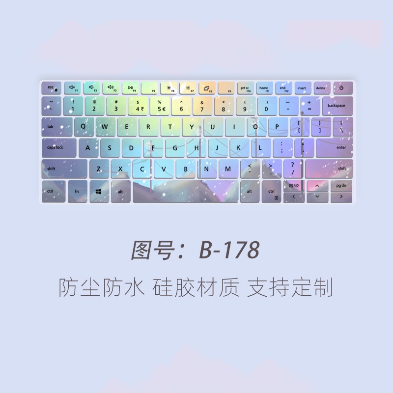 Cover Film Pelindung Keyboard Notebook Kartun Dicat Bunga Untuk Dell Vostro 5000 13.3 Inch 5390vostro 14 3400 3405 3401 Inspiron 13 7000 7391 5390 5391 14 5490 5493 Inspiron 13
