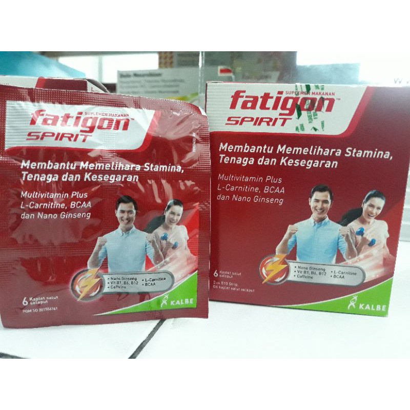 [BOX] Fatigon Multivitamin Fatigon Spirit 10 strip 6 tablet