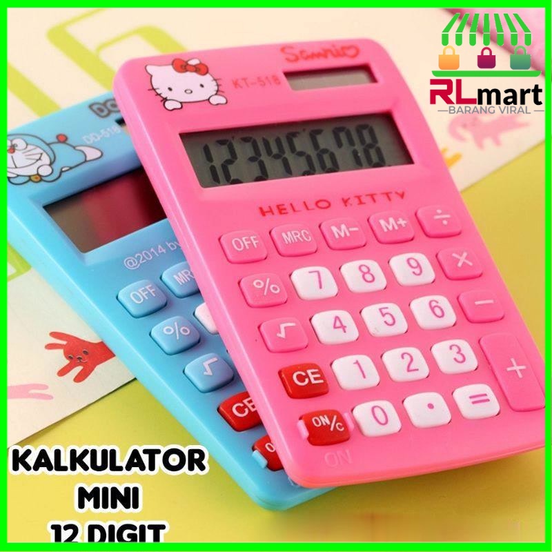

Kalkulator 12 Digit Mini Karakter lucu
