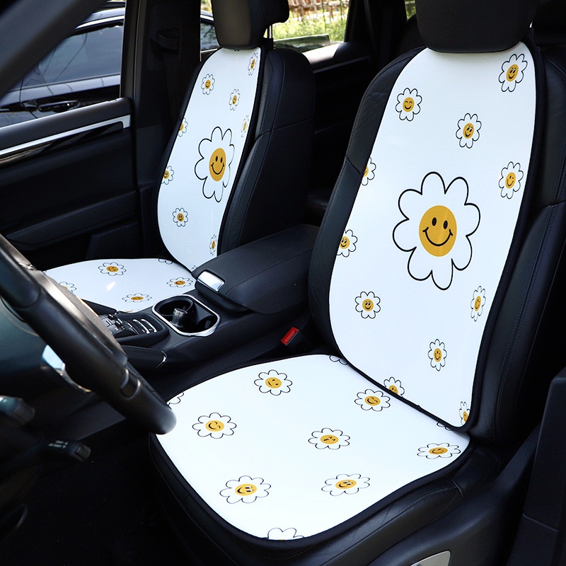 Bantal Kursi Kartun Mobil, Bantal Kursi Bunga Matahari Kreatif Mobil