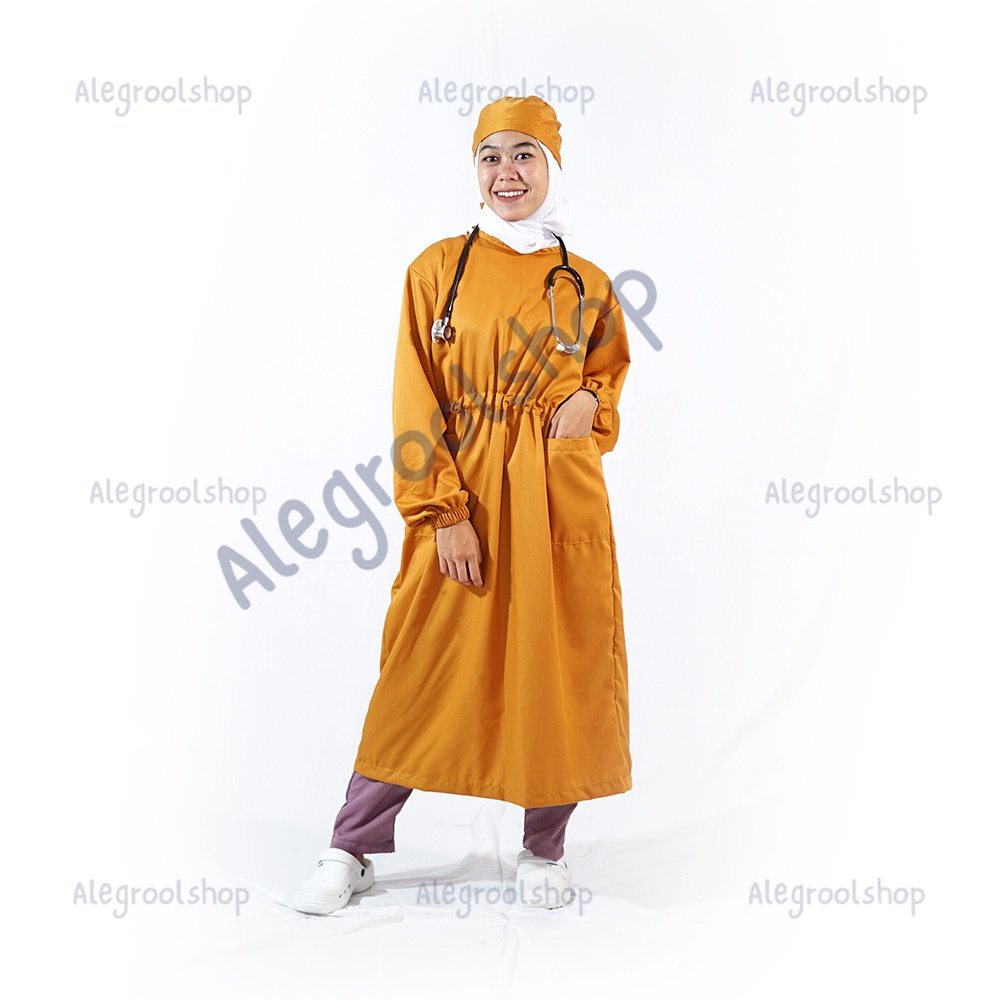 Surgical Gown Katun Jepang Premium 'Model Kerut' Voll.02