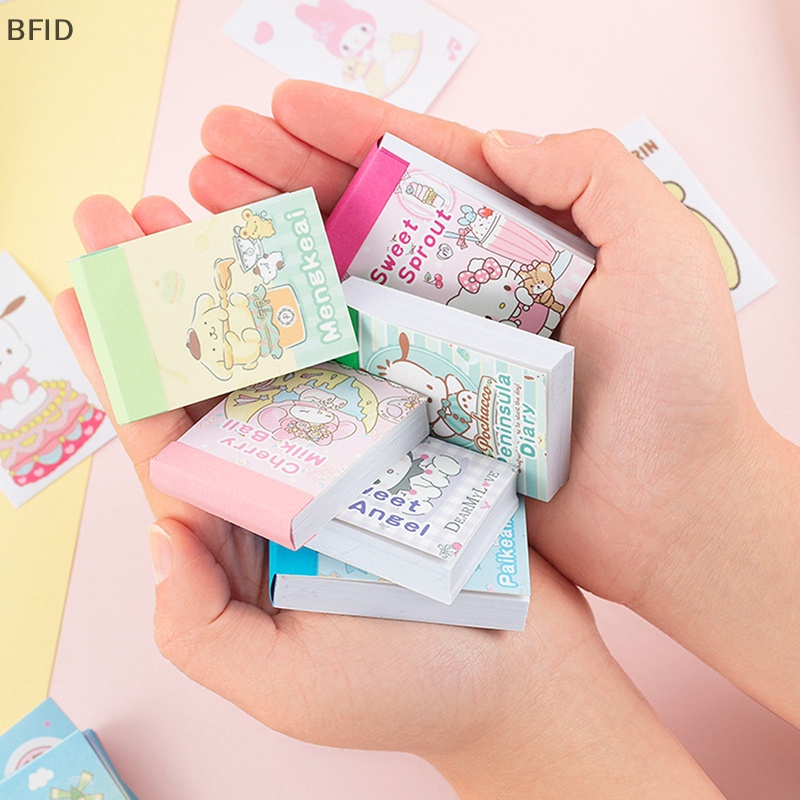 [BFID] Kartun Stiker Ins Buku Kacang Kulomi Gadis Diary Buku Pegangan Dekorasi DIY Tempel Sendiri Lucu Kreatif Stiker Set [ID]