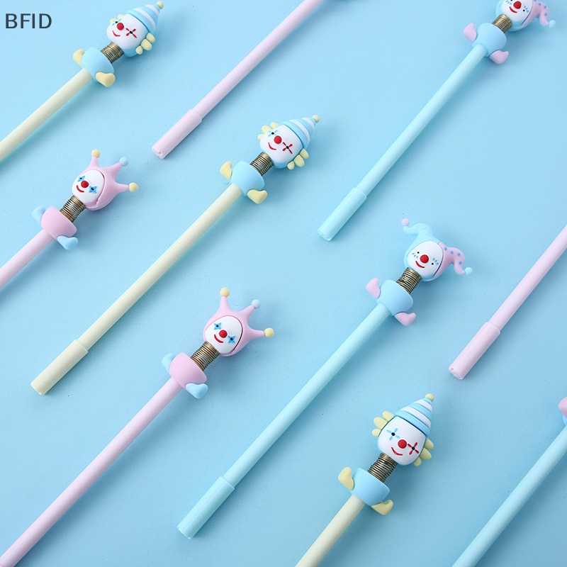 [BFID] Badut Lucu Gel Pen Ballpoint Novelty Goyang Boneka Mainan Warna Hitam Tinta Pulpen Wrig Lucu Alat Tulis Anak Hadiah Sekolah [ID]