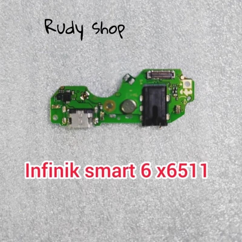 Konektor Charger infinix smart 6 X6511 X6511B USB Papan Cas Mic Pcb Board