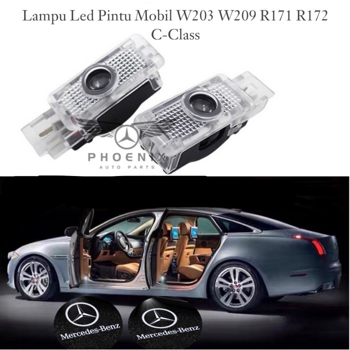 Lampu Led Pintu Mobil Mercedes W203 W209 R171 R172 C-Class Slk Led Car