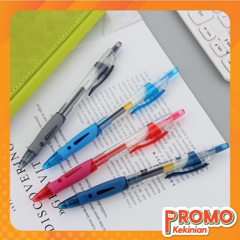 

PROMO KEKINIAN S5273 Pulpen Gel 0.5 mm / Pena / Pulpen Pencet / Pulpen Mekanik Pencet