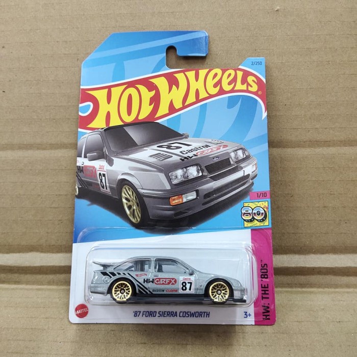 Hotwheels 87 Ford Sierra Cosworth SIlver - Lot J 2023