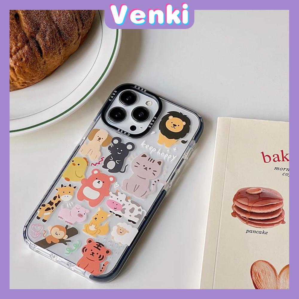 Venki - Case iPhone 11 iPhone Case Soft Case Bening Case Tebal Tahan Guncangan Bingkai Kamera Hewan Lucu Lucu Kompatibel dengan iPhone 14 Pro Max 13 Pro Max 12 Pro Max 11 Pro Max XR XS 7