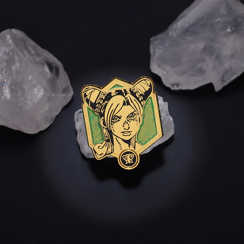 Jojo Bizarre Adventure Enamel Keras Pin Karakter Kartun Bros Lencana Anime Perhiasan Hadiah Untuk Teman Penggemar