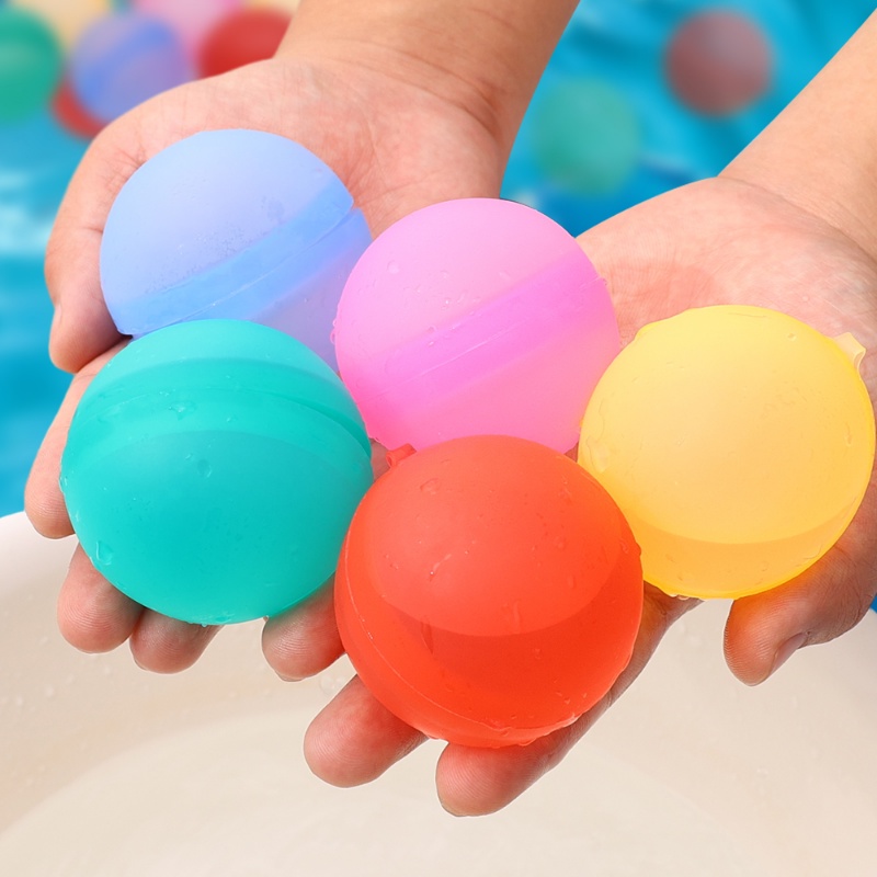 1pc Musim Panas Ourdoor Reusable Water Balls Water Balloons Bom Splash Balls Water Fight Balon Air Untuk Permainan Anak Mainan