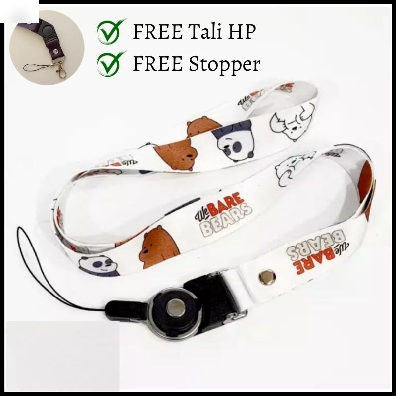 

Tali Lanyard Film Panda / Custom Lanyard Tali Gantungan Kunci HP POD ID Card