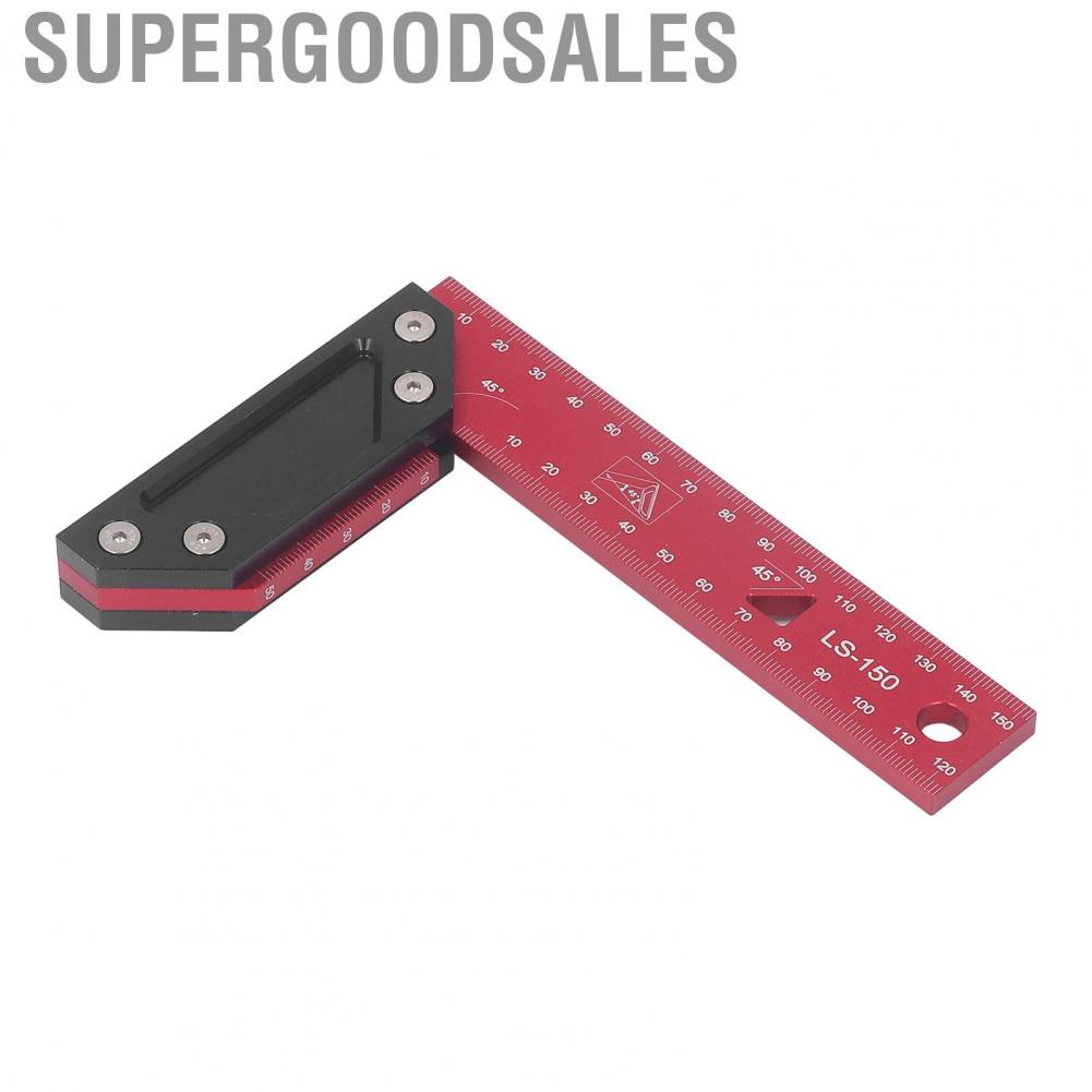 Supergoodsales 150mm Double 45 Degree Angle Ruler Measurements For Measuring Marking