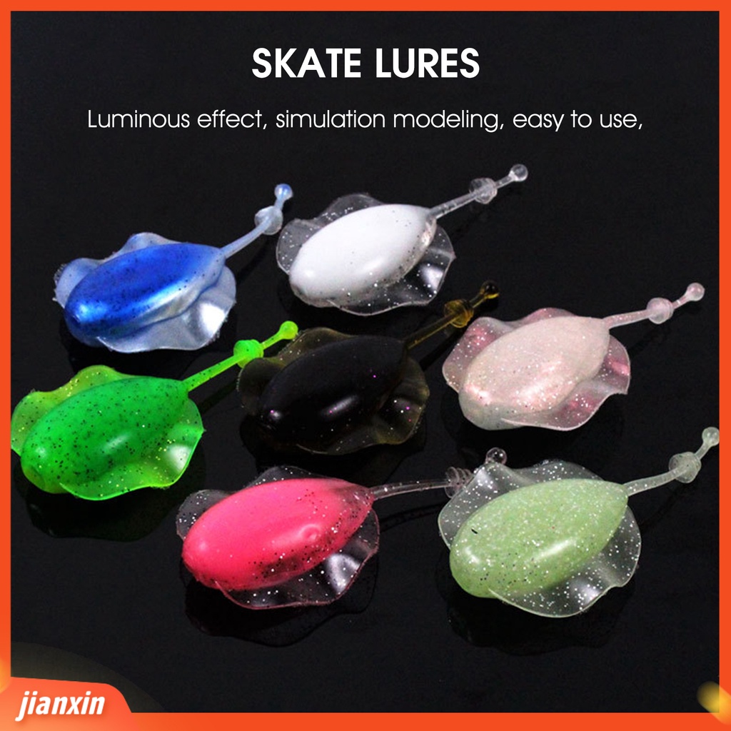 (In Stock) Umpan Umpan Ikan Simulasi Tinggi Menggoda Elastis Bercahaya Hidup Bentuk Cumi Lembut Palsu Lure Fishing Tackle