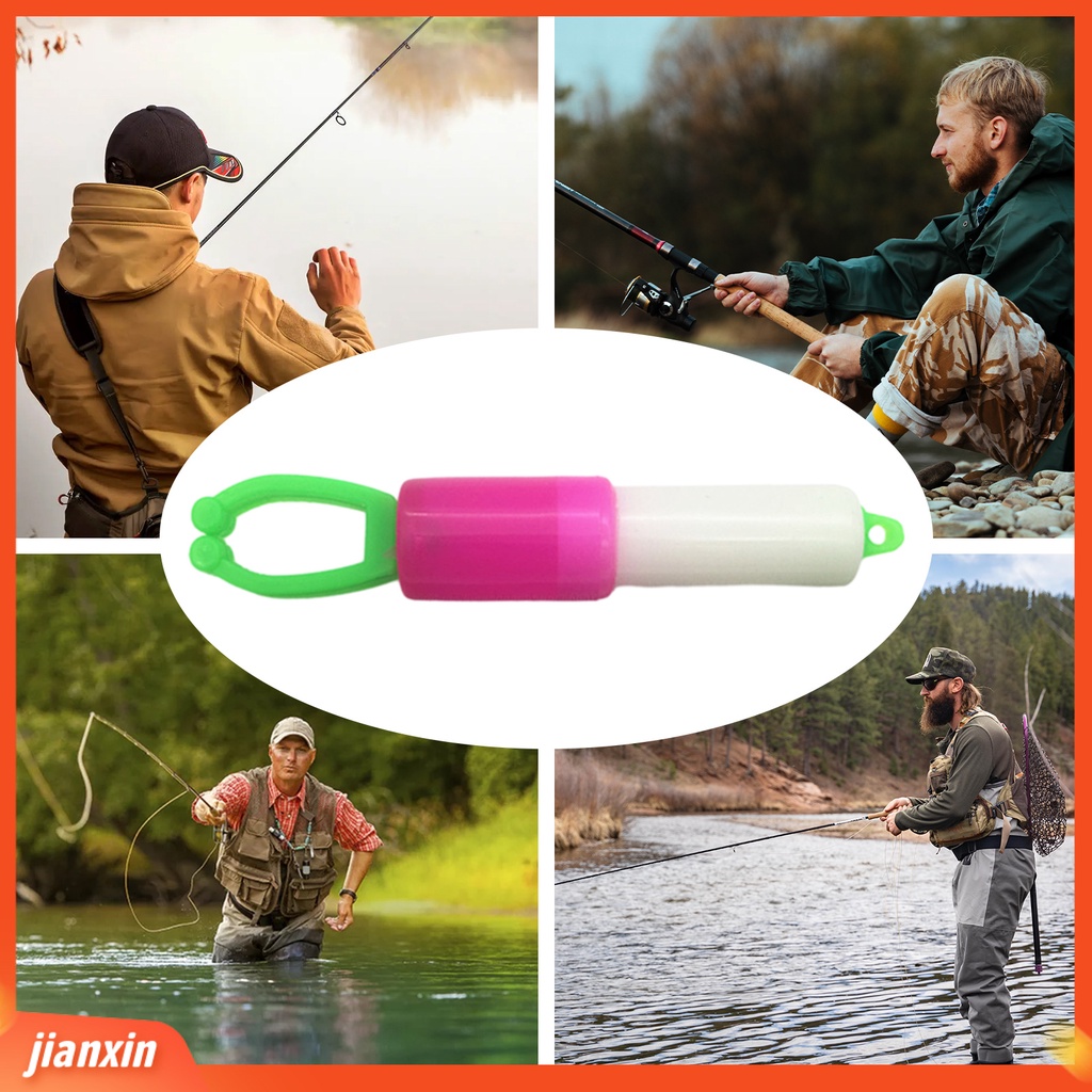 (In Stock) Lampu Stick Sinker Waterproof Compact Size Ultralight Tepi Halus Daya Tahan Tinggi Malam Memancing Glow Stick Wadah Pelampung Memancing Aksesoris