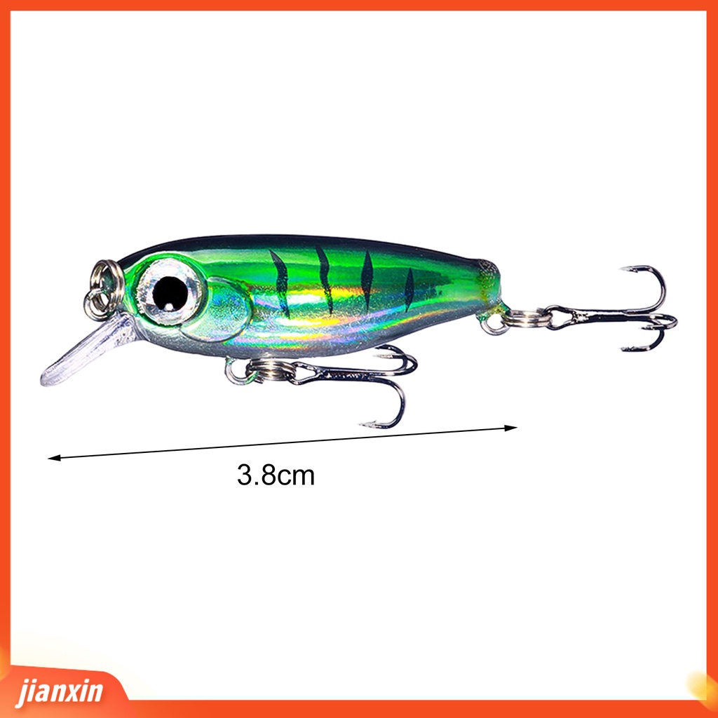 (In Stock) 3.8cm /2.8g Lure Umpan Penembus Kuat Angling Perlengkapan Tajam Pensil Umpan Palsu Umpan Keras Plastik Untuk Pemancing