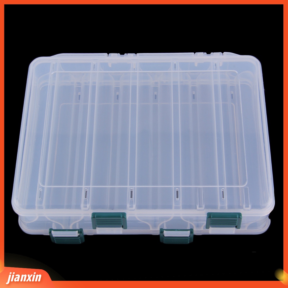 (In Stock) 12sekat Dua Sisi Umpan Pancing Tackle Hooks Baits Case Kotak Penyimpanan