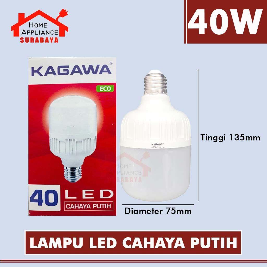 KAGAWA ECO Lampu Led Bulb Capsul Kapsul 5 - 60 Watt Cahaya Putih