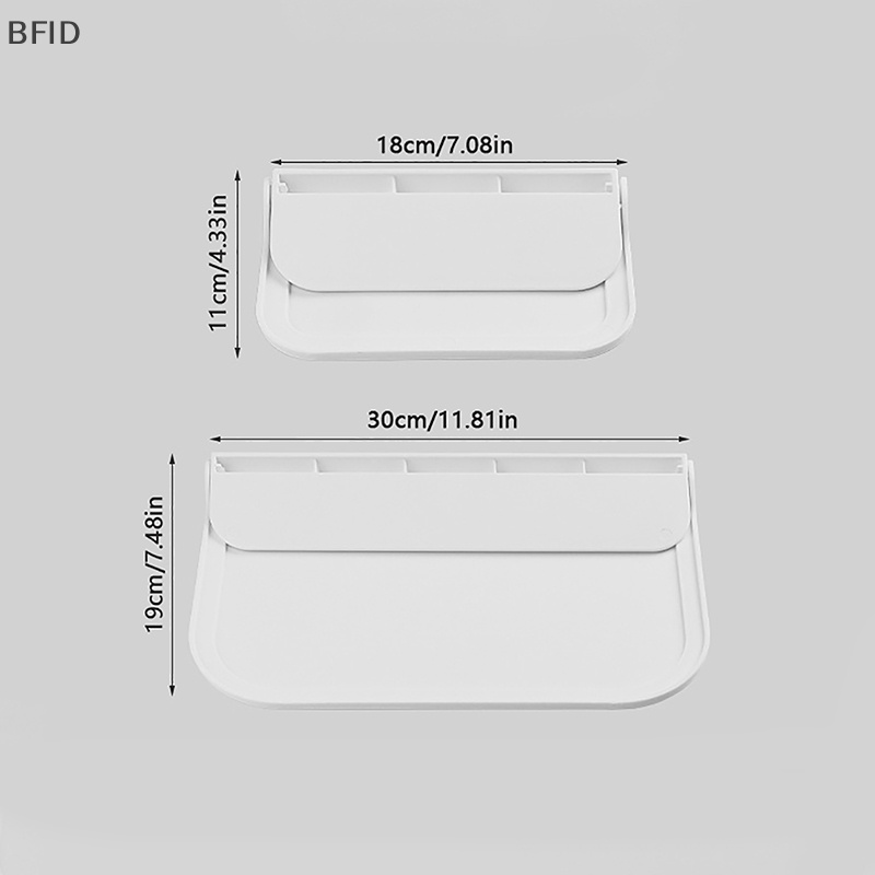 [BFID] Rak Dinding Lipat Rak Floag Plastik Tempel Dinding Bebas Pukulan Rumah Tangga Kamar Mandi Toilet Handuk Rak Penyimpanan Baju [ID]