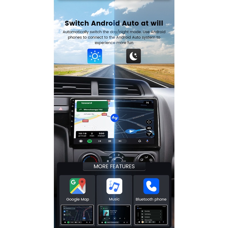 PNK23 CARLINKIT Dongle Carplay Android Auto Headunit - Wireless CPC200-CCPA