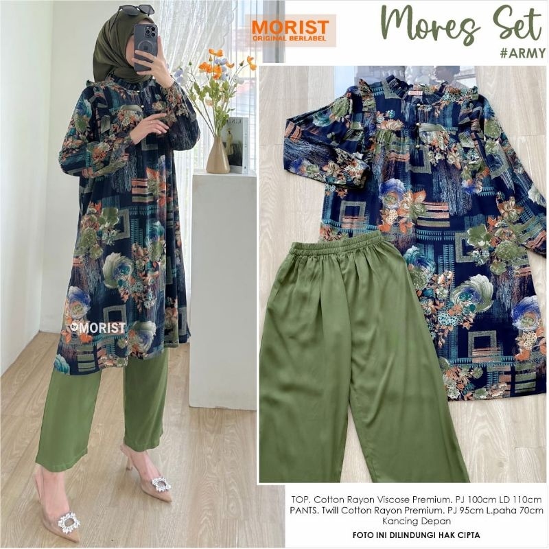 MORES SET ORI MORIST | Ld110 Cotton Rayon Viscose Premium