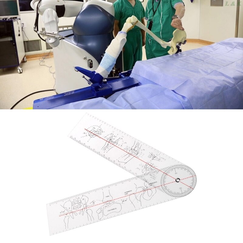 Goniometer Alat Fisioterapi / Goniometer Alat Fisioterapi Penggaris / Goniometer Angle Medical Ruler