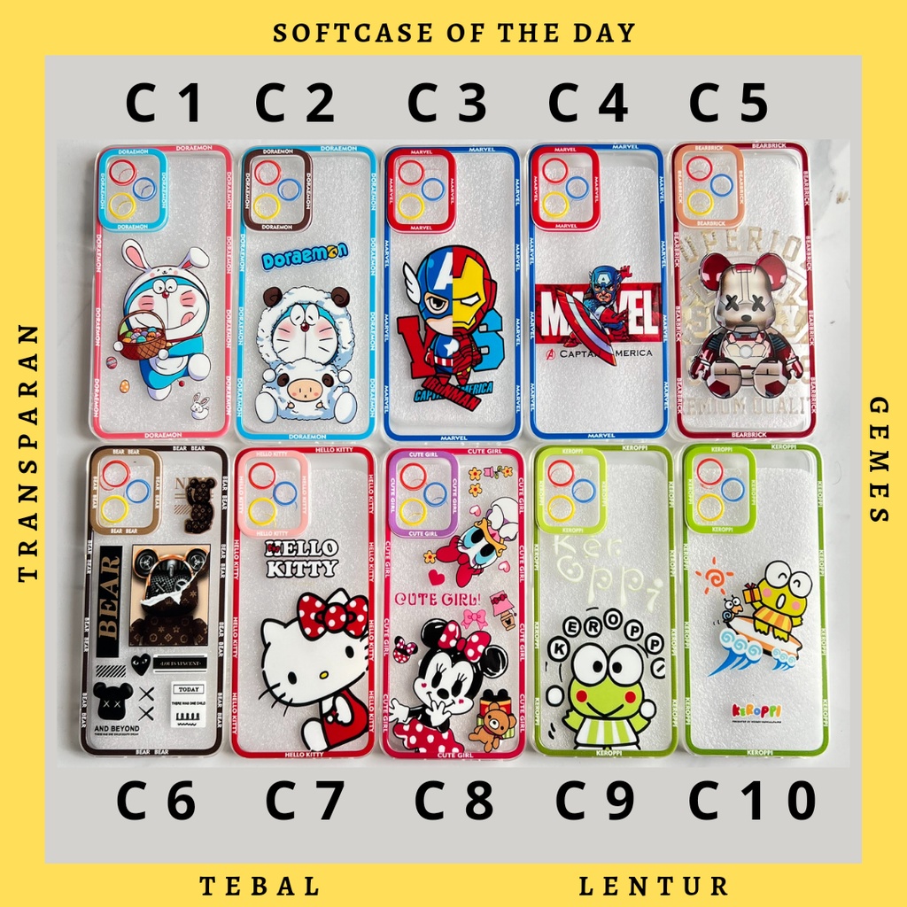 Softcase Karakter Casing Samsung A20s A03 Core A12 M12 A10s Case Murah 03