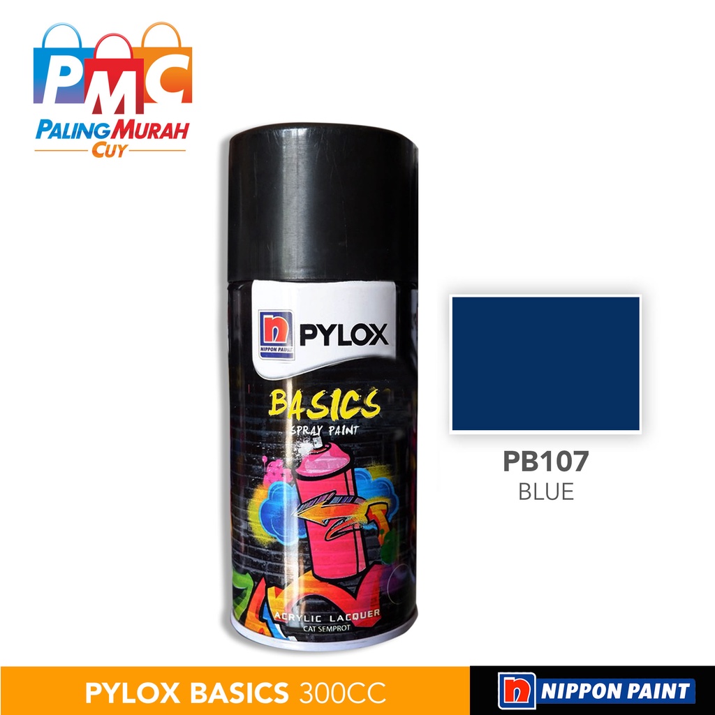 

Cat Semprot Nippon Paint PYLOX BASICS 300cc - PB107 Blue